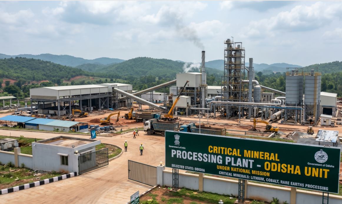 Odisha Among Four States Chosen for Critical Mineral Processing Plants Under National Mission